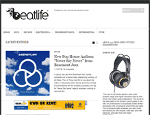 Tablet Screenshot of beatlife.net