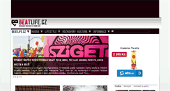 Desktop Screenshot of beatlife.cz