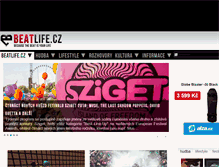Tablet Screenshot of beatlife.cz